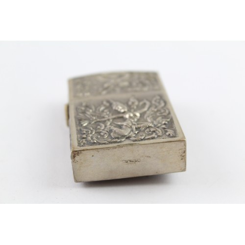 378 - A SIAM SILVER CASED CIGARETTE LIGHTER

Weight: 52gms