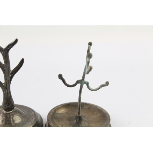 422 - TWO .925 STERLING SILVER JEWELLERY TREES (2)

Weight: 96gms