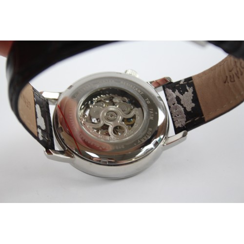 426 - A MEN'S ROTARY SKELETON DRESS WATCH Automatic In working order