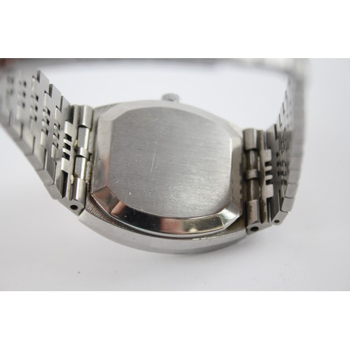 432 - A MEN'S VINTAGE ROTARY STAINLESS STEEL WATCH Automatic In working order