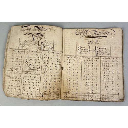 481 - AN EARLY 18TH CENTURY BOOK OF NUMERATION AND ARITHMETIC BELONGING TO ALICE AUSTEN, RELATIVE OF CAPTA... 