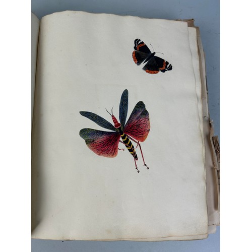 499 - A VICTORIAN SCRAP BOOK BELONGING TO A RELATIVE OF CAPTAIN JAMES MUDDLE, Exceptionally detailed, well... 