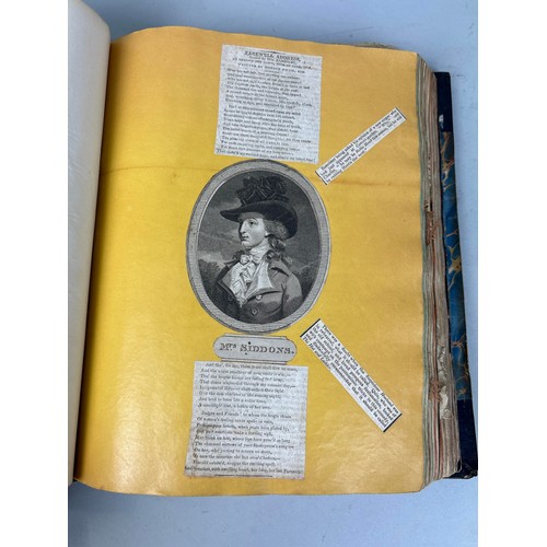 499 - A VICTORIAN SCRAP BOOK BELONGING TO A RELATIVE OF CAPTAIN JAMES MUDDLE, Exceptionally detailed, well... 