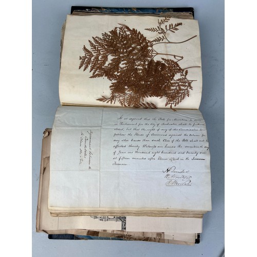 499 - A VICTORIAN SCRAP BOOK BELONGING TO A RELATIVE OF CAPTAIN JAMES MUDDLE, Exceptionally detailed, well... 