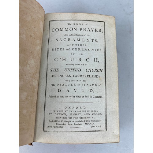 507 - THE COMMON BOOK OF PRAYER, DAWON, BENSLEY AND COOK