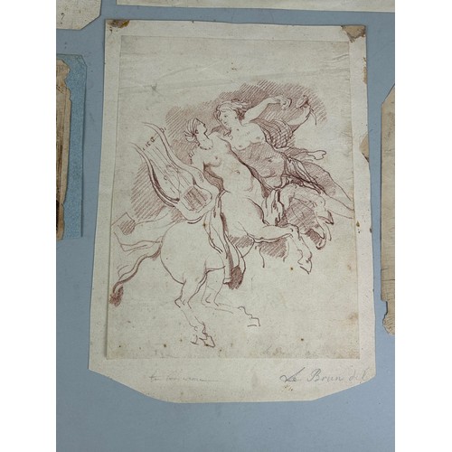 545 - A TWELVE COLLECTION OF OLD MASTER STYLE DRAWINGS (12) Including one after William Hogarth, another i... 