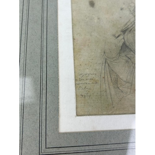 547 - AFTER JEAN AUGUSTE DOMINIQUE INGRES (1780-1867): A PENCIL DRAWING 'MME JOSEPH BALZE' Inscribesd in p... 