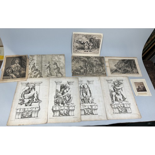 553 - A COLLECTION OF ENGRAVINGS AND PRINTS, MOSTLY OLD MASTERS (19) Please see two group photos. To inclu... 