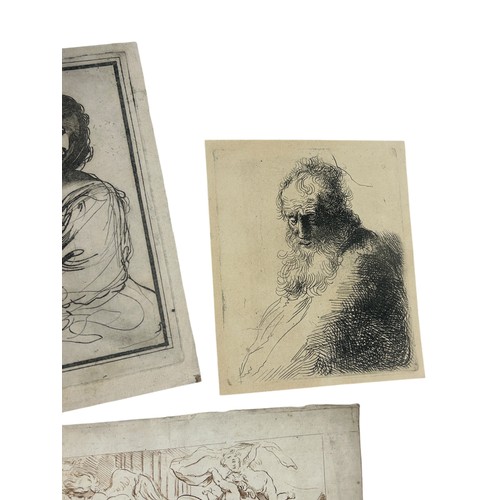 563 - A LARGE COLLECTION OF PRINTS AND ENGRAVINGS (QTY) 62cm x 40cm