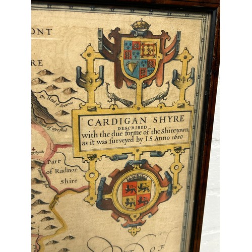 579 - JOHN SPEED (C. 1551 - 1629): A COUNTY MAP OF HERTFORDSHIRE Framed and glazed. 53 x 40 cm