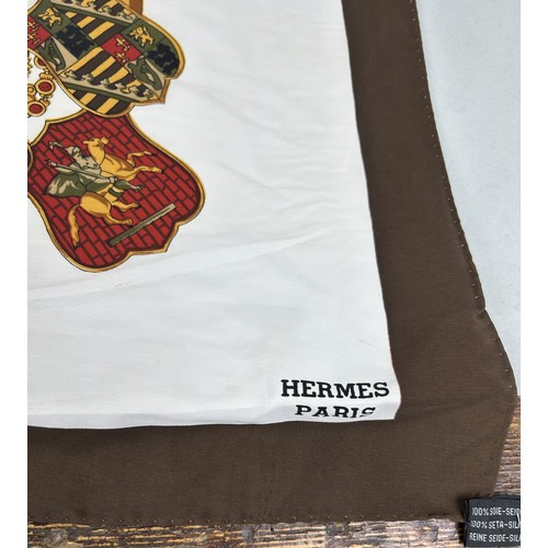 693 - A HERMES PARIS SILK SCARF 86 x 86 CM