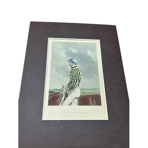 972 - A COLLECTION OF FOUR ANTIQUE HORSE RACING PRINTS Two framed, 29cm x 24cm