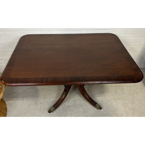 1090 - A GEORGIAN MAHOGANY BREAKFAST TABLE 140cm x 102cm x 72cm
Purchased Christies Interiors, November 29t... 