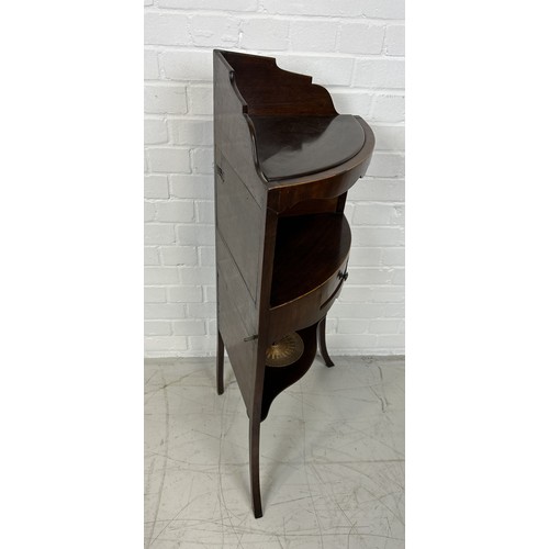 1133B - A 19TH CENTURY MAHOGANY JARDINIERE STAND 87cm x 36cm x 36cm