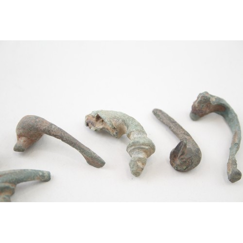 1159 - COLLECTION OF PARTIAL ROMAN TRUMPET BROOCHES