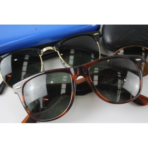 1163 - DESIGNER RAYBAN SUNGLASSES INCLUDING CASE (5)