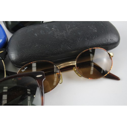 1163 - DESIGNER RAYBAN SUNGLASSES INCLUDING CASE (5)