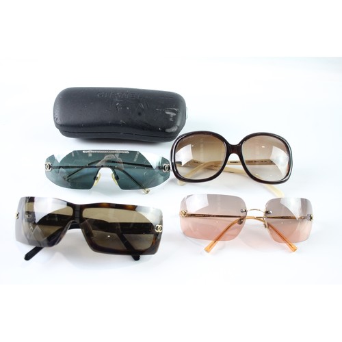 1170 - DESIGNER SUNGLASSES/GLASSES INCLUDING CHANEL WITH CASES (4)