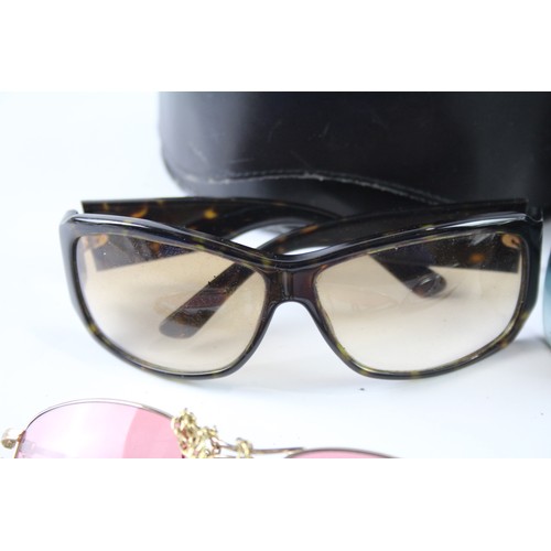 1167 - A VARIETY OF DESIGNER SUNGLASSES/GLASSES INCLUDING GUCCI, INCLUDING CASES (4)