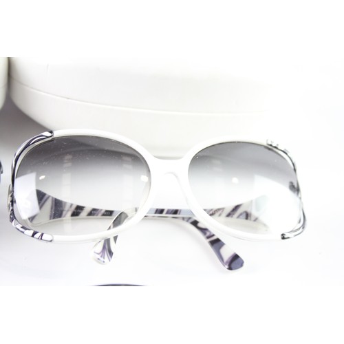 1173 - DESIGNER SUNGLASSES/GLASSES INCLUDING BVLGARI AND EMILIO PUCCI WITH CASES (3)