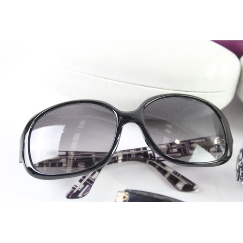 1173 - DESIGNER SUNGLASSES/GLASSES INCLUDING BVLGARI AND EMILIO PUCCI WITH CASES (3)