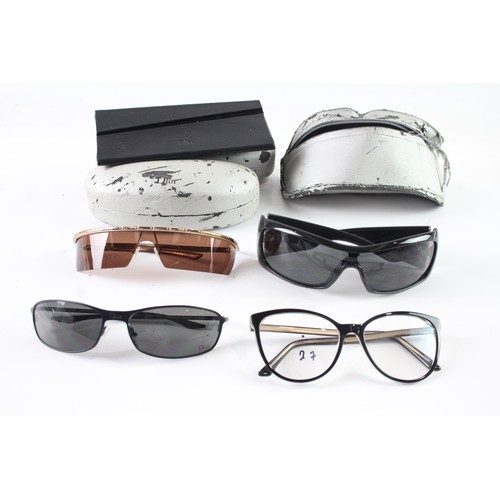 1174 - DESIGNER SUNGLASSES/GLASSES INCLUDING CHRISTIAN DIOR WITH CASES (4)