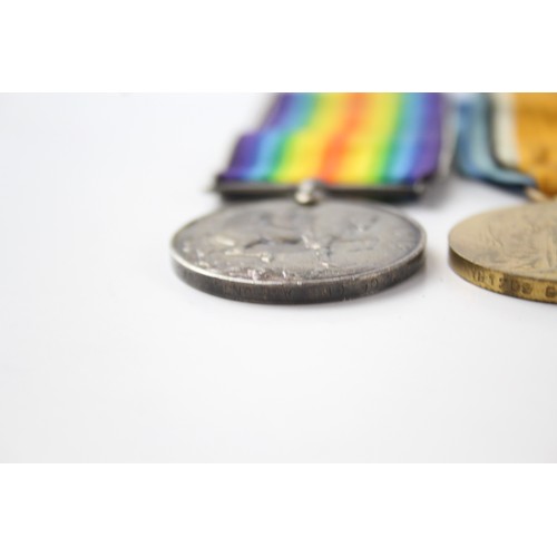 1184 - TWO WW1 MEDAL PAIR, GNR A. HUNT RA (2)