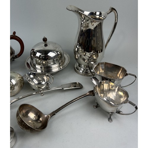 1258 - A COLLECTION OF SILVER PLATED ITEMS (QTY