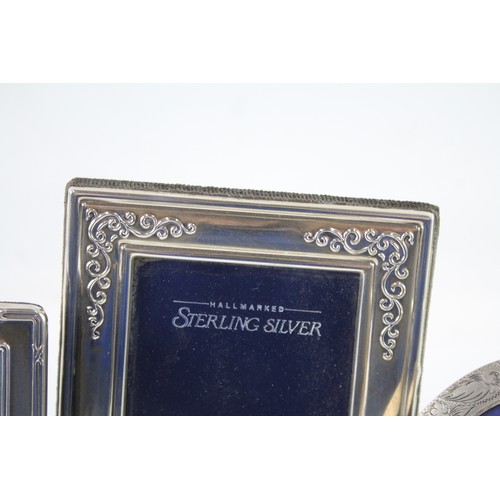 422R - FOUR STERLING SILVER PHOTOGRAPH FRAMES