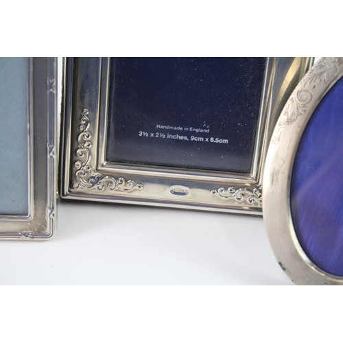 422R - FOUR STERLING SILVER PHOTOGRAPH FRAMES