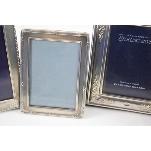 422R - FOUR STERLING SILVER PHOTOGRAPH FRAMES