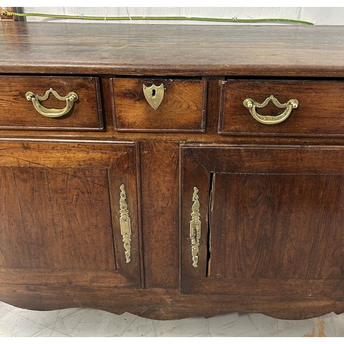 1072B - A 19TH CENTURY FRENCH DRESSER 153cm x 96cm x 55cm