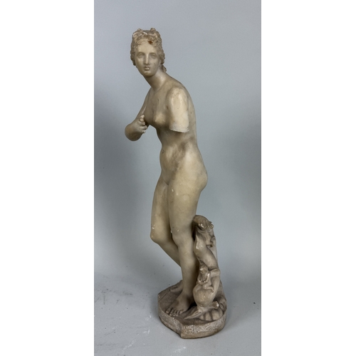 11 - A MARBLE OR ALABASTER STATUE OF THE APHRODITE PRIMAVERA
56cm H
Provenance: Private collection, South... 