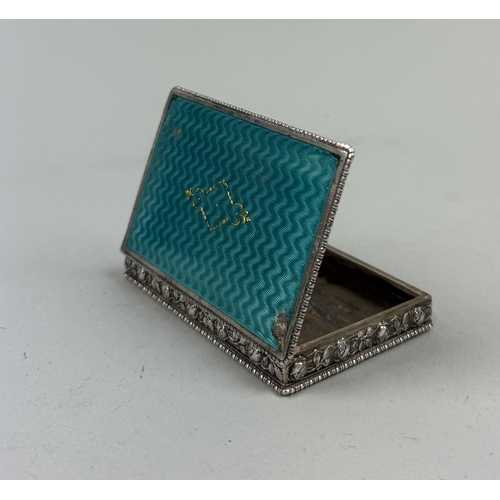 140 - A 925. SILVER ENAMELLED CARD CASE
8cms x 5.5cms
Weight: 138gms