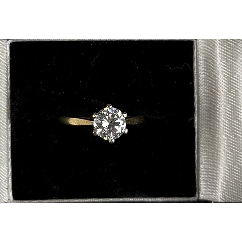 147 - A 1.18CT SOLITAIRE DIAMOND RING IN 18CT GOLD WITH CERTIFICATE
Diamond measures 7.01 x 7.05 x 4.07mm
... 