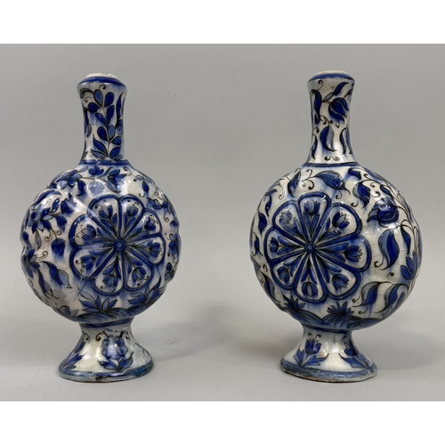 199 - A PAIR OF 19TH CENTURY MAMLUK OR TIMURID FLASKS
26cm H