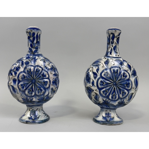 199 - A PAIR OF 19TH CENTURY MAMLUK OR TIMURID FLASKS
26cm H