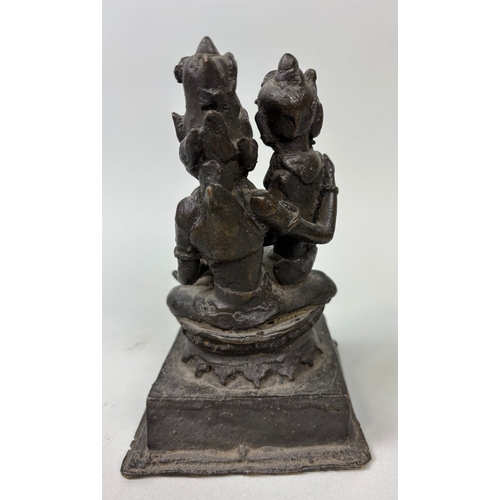 254 - A CHINESE BRONZE FIGURE
19cms H