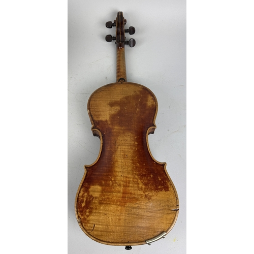 260 - AN ENGLISH VIOLIN LABELLED FOR CHARLES HARRIS, OXON, 1808
With catalogue for Sotheby's sale of Music... 