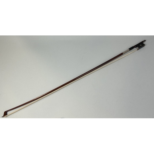 260A - A GOLD MOUNTED VIOLIN BOW STAMPED 'KITTEL'
74cm L
Provenance: In the possession of the family of a n... 