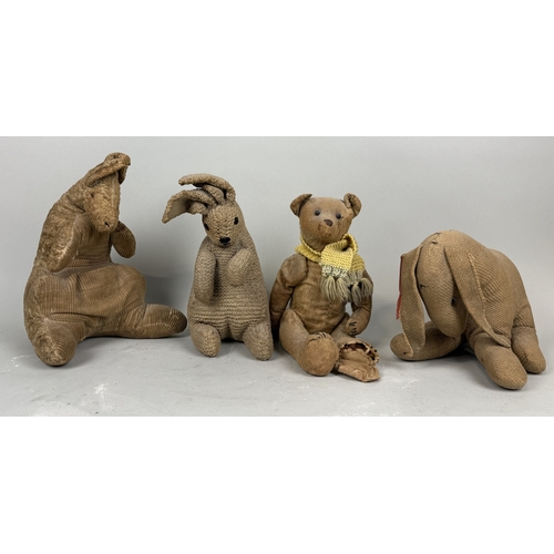 267 - A. A. MILNE: A SET OF FOUR ANTIQUE STUFFED ANIMALS
 
Largest 30 x 23 cm