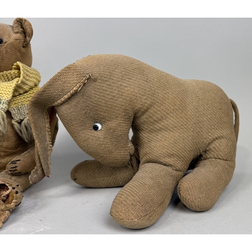 267 - A. A. MILNE: A SET OF FOUR ANTIQUE STUFFED ANIMALS
 
Largest 30 x 23 cm