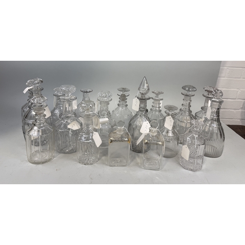 271 - COLLECTION OF EIGHTEEN PERIOD DECANTERS (18)
Dated 1770-1840.