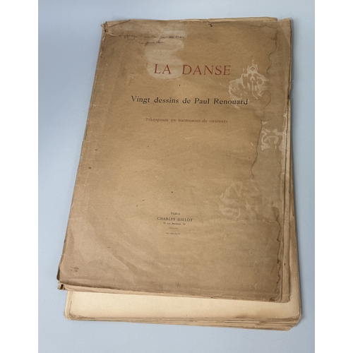 282 - CHARLES GILLOT: TWENTY DESIGNS BY PAUL RENOUARD FOR 'LA DANSE'
 