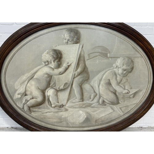 29 - MANNER OF JACOB DE WITT (1695-1754): AN OIL PAINTING ON CANVAS DEPICTING PUTTI
130cm x 94cm
Framed 1... 