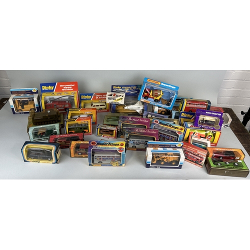 294 - A COLLECTION OF BOXED TOY CARS TO INCLUDE DINKY, CORGI ALONG WITH A BOX OF PLAY WORN CARS (QTY)
Incl... 