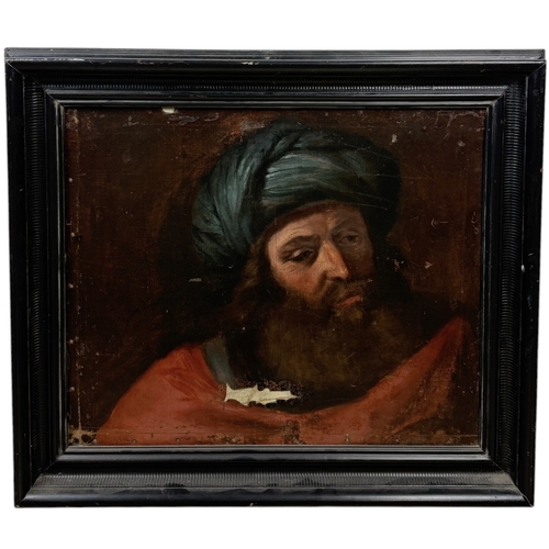 31 - MANNER OF GUERCINO (1591-1666): AN OIL PAINTING ON CANVAS DEPICTING ABRAHAM
61cm x 51cm
Framed 75cm ... 