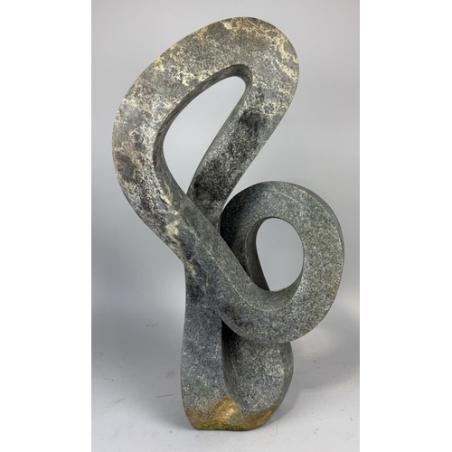 315 - STANFORD CHANAKIRA: A LARGE STONE SPIRAL SCULPTURE
75cm H