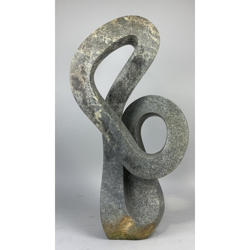 315 - STANFORD CHANAKIRA: A LARGE STONE SPIRAL SCULPTURE
75cm H