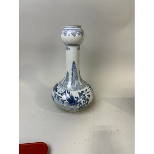 330 - A CHINESE GARLIC MOUTH VASE
37cm H